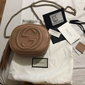 🚫SOLD🚫 GUCCI SOHO MINI CHAIN BAG ROSE BEIGE